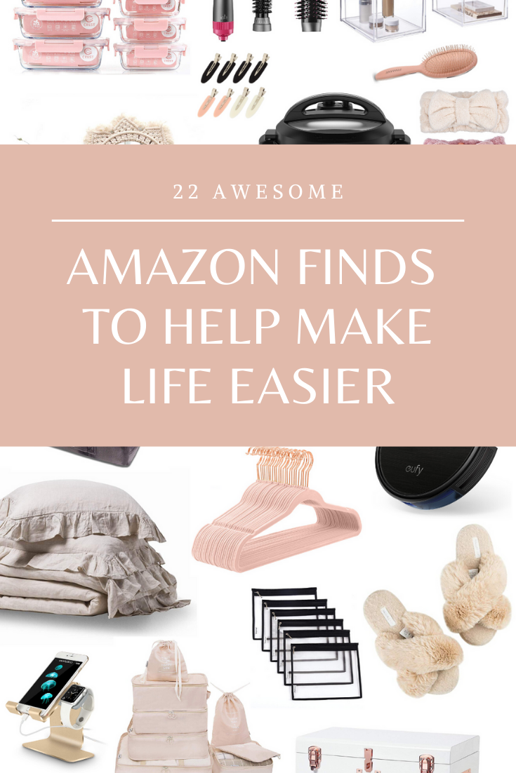 22 Awesome Amazon Finds to Help Make Life Easier - It is time to simplify! Here are 22 of the most ridiculously useful items to make life a whole lot easier, more streamlined, and organized, all found on Amazon. | glitterinc.com | @glitterinc