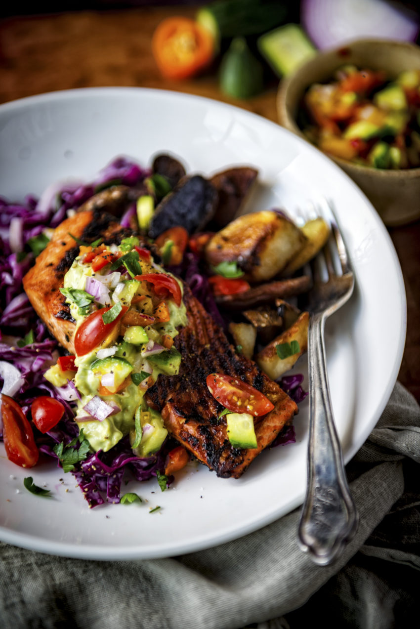 Cast-Ironed Blackened Salmon Quick and Healthy Dinner Recipes 