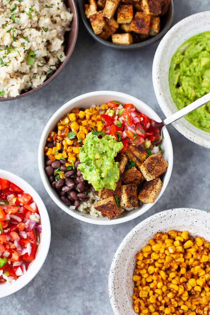 Chipotle Inspired Vegan Burrito Bowl