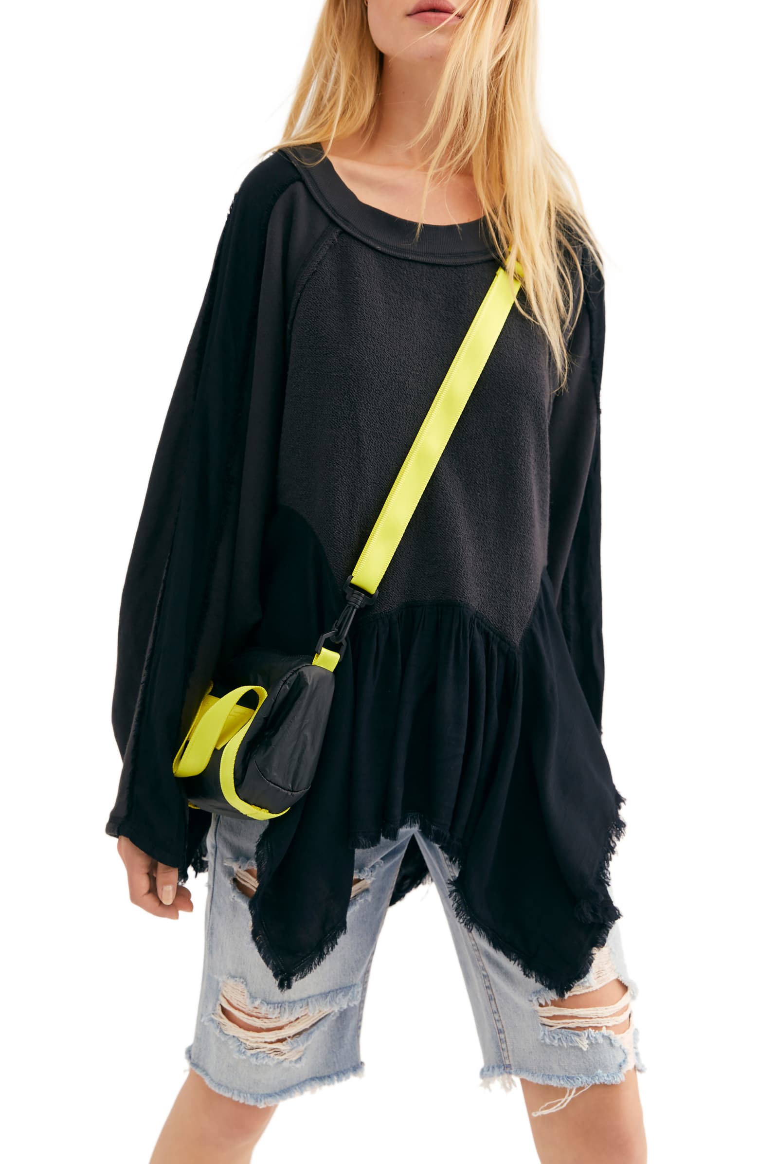 Free People Gold Duster Pullover