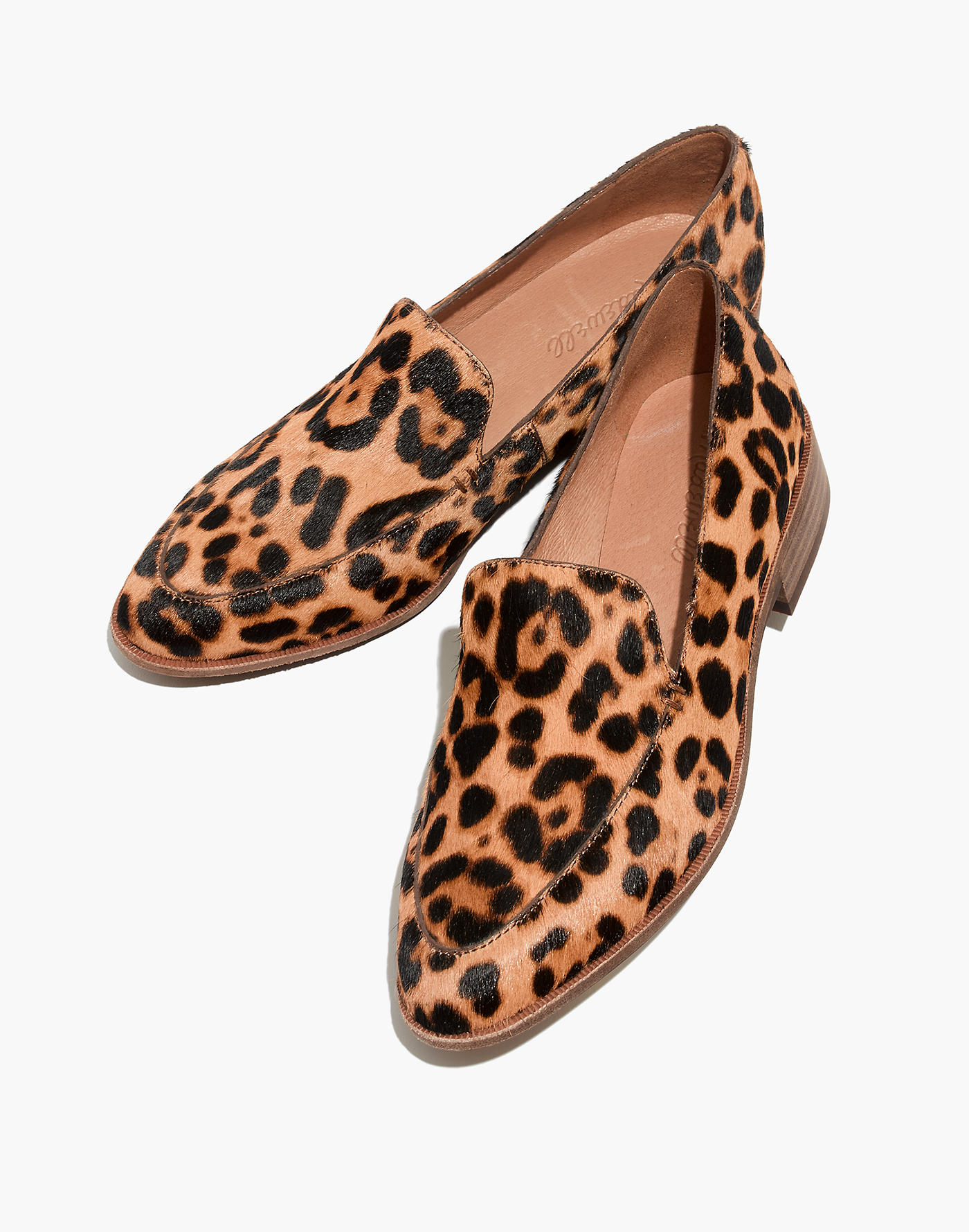 Madewell The Frances Loafer in Leopard Calf Hair