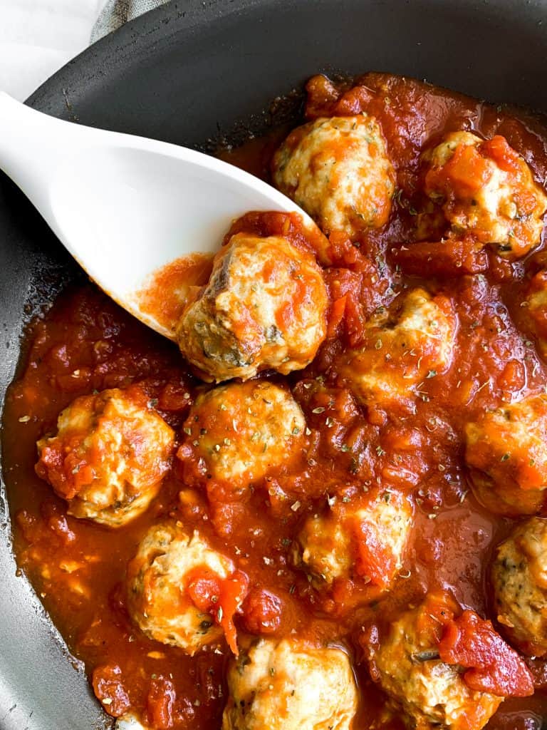 Oven-Baked Keto Turkey Meatballs