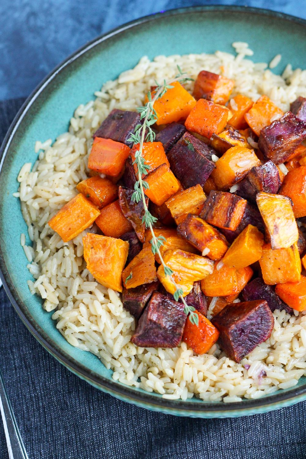 Roasted Vegetable Rice Bowls Quick and Healthy Dinner Recipes 