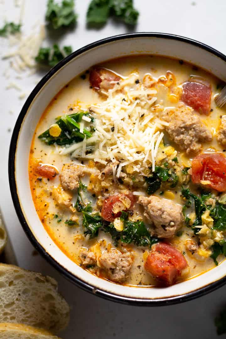 Sausage Lentil Soup with Kale Quick and Healthy Dinner Recipes 