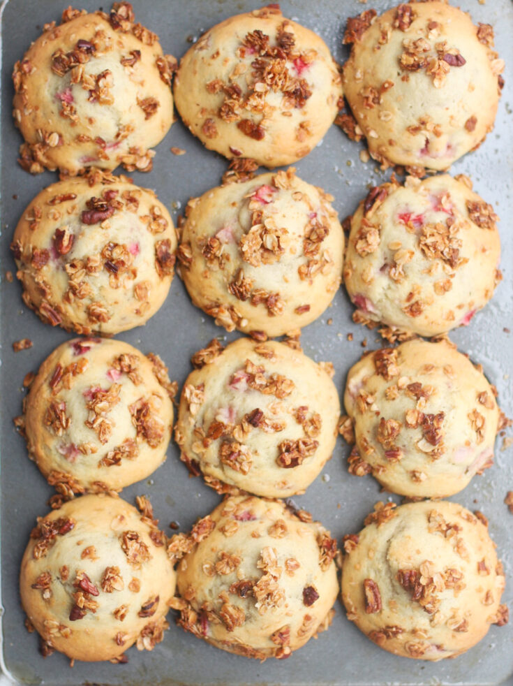 Strawberry Yogurt Granola Crumble Muffins Glitter, Inc.