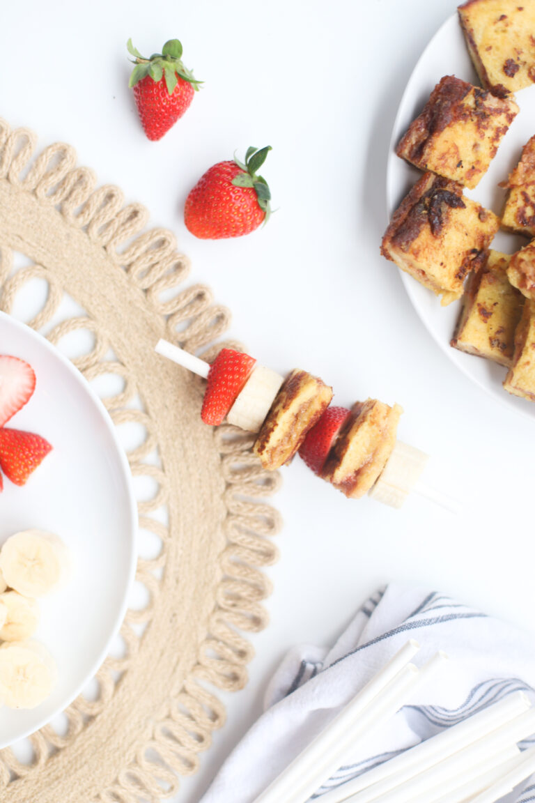 Stuffed PB&J French Toast Kabobs Glitter, Inc.