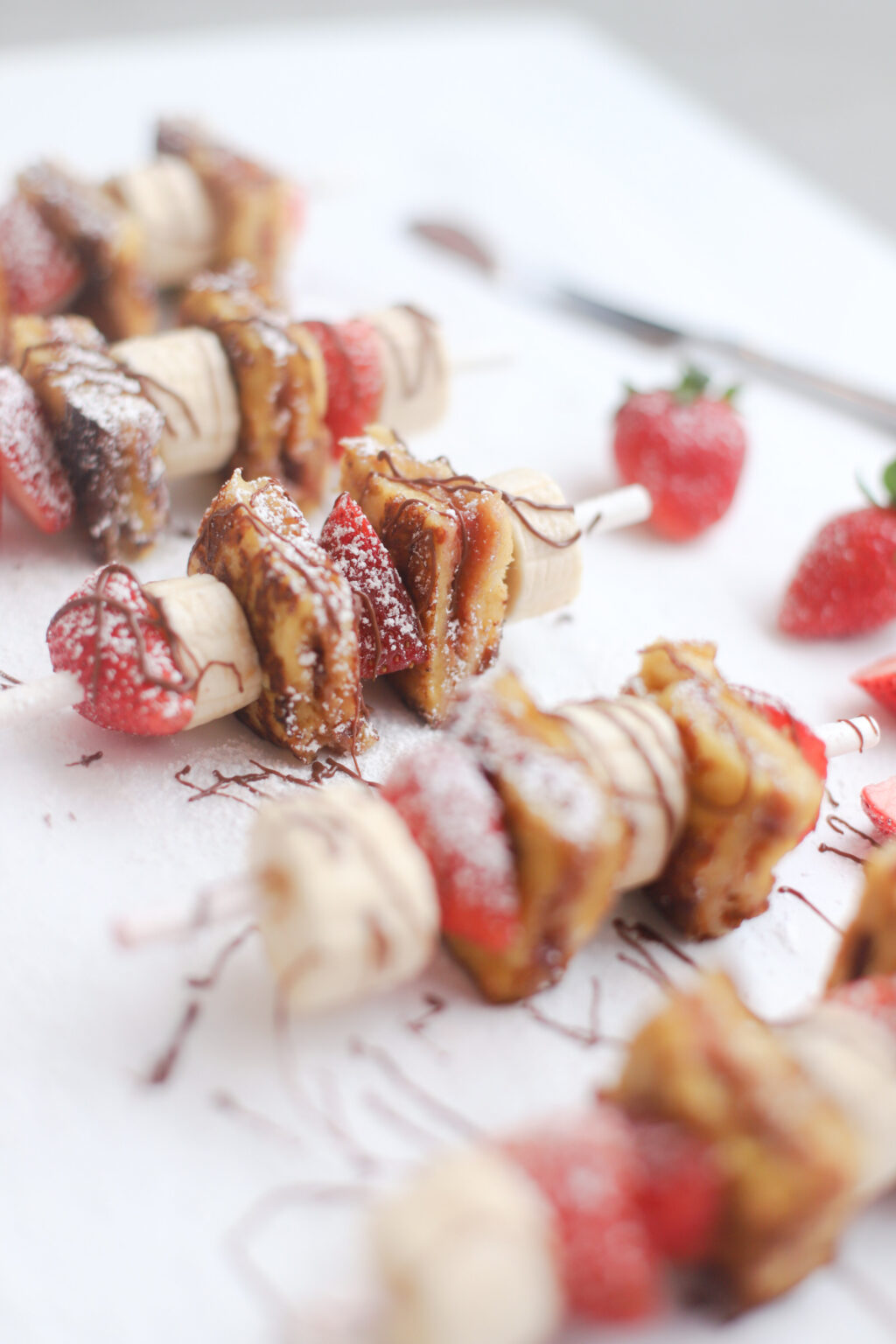 Stuffed PB&J French Toast Kabobs Glitter, Inc.