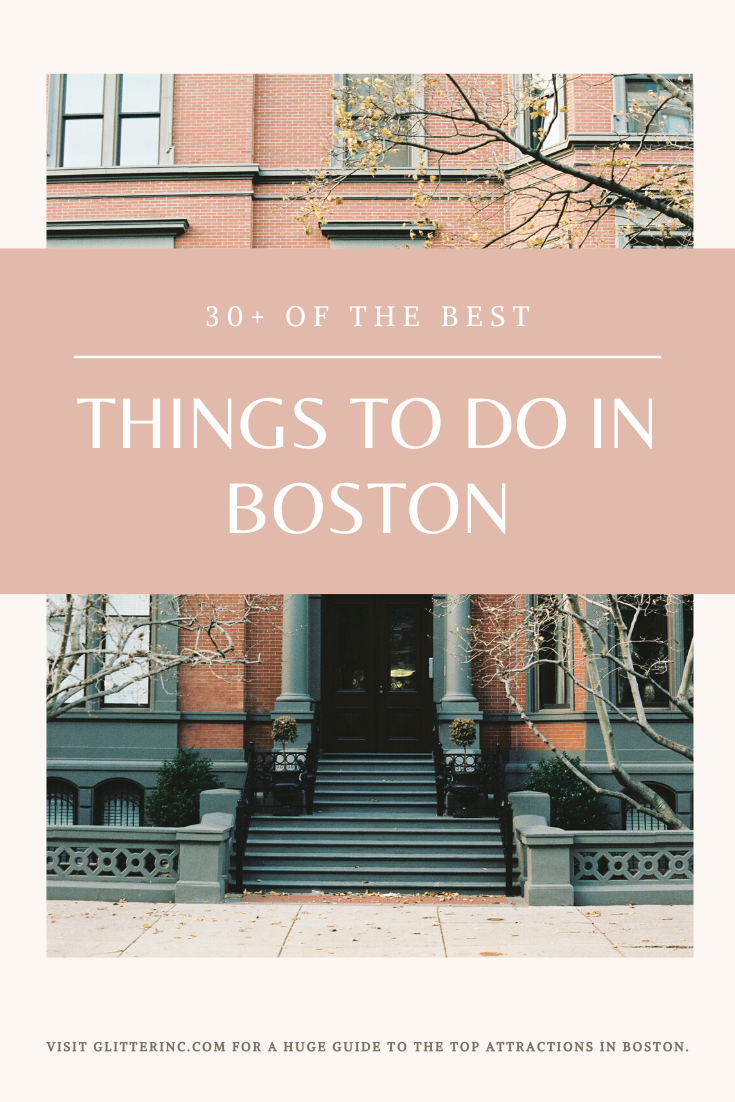 Visiting Boston? These are the must see and cannot miss sights and attractions in Boston, including the best parks, museums, shopping, historic sites, and places to eat throughout the city! | glitterinc.com | @glitterinc