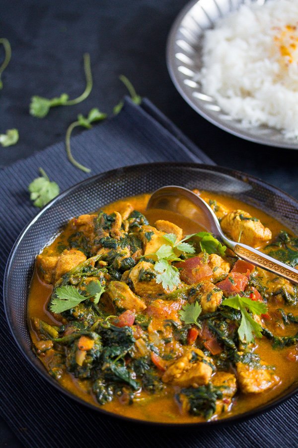 Healthy Chicken Saag