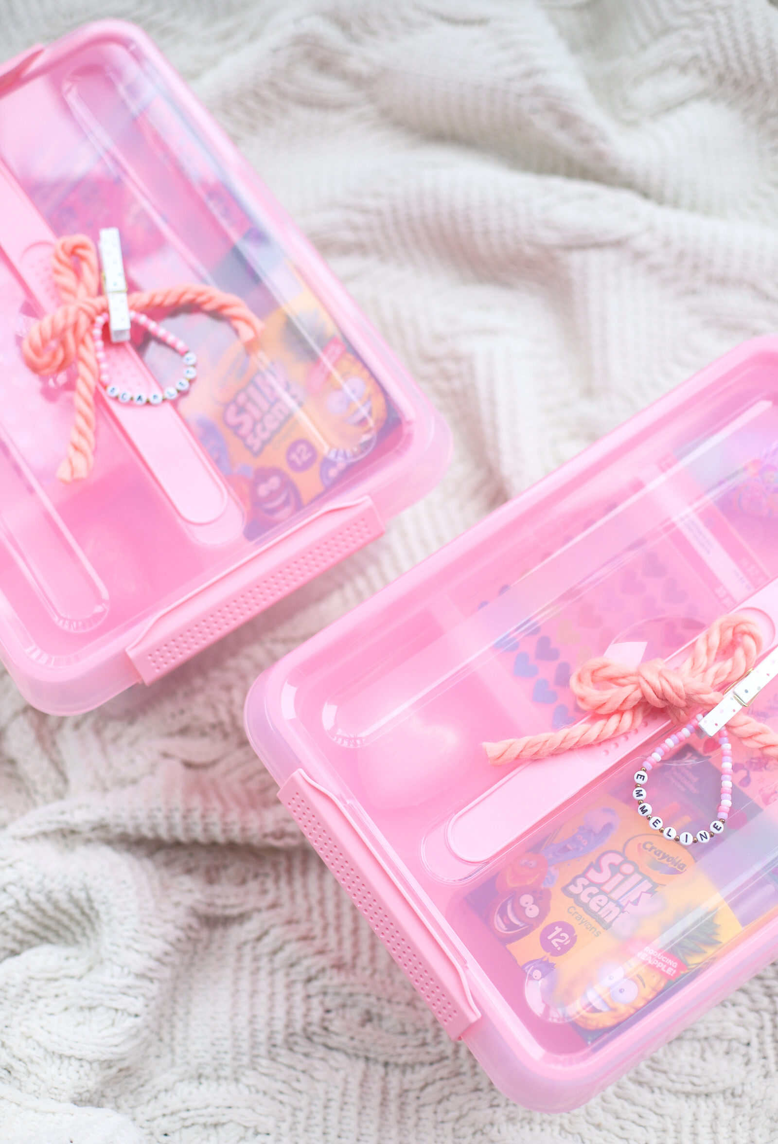 Stuckonyou Mini Personalized Bento Boxes - Perfect for Easter Baskets!