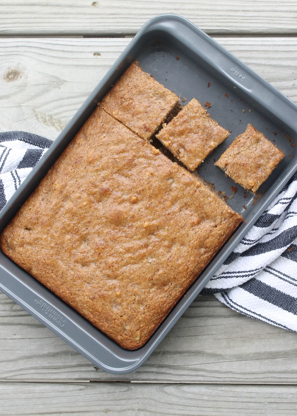 Healthier Vegan Banana Cake