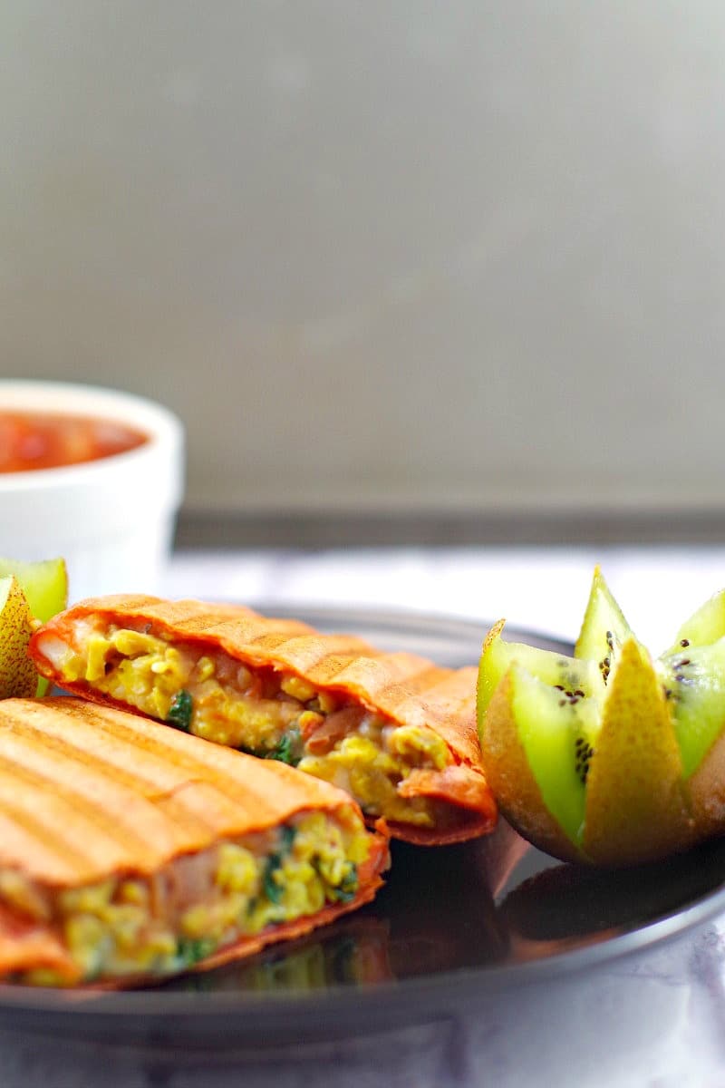 Healthy Mediterranean Breakfast Burritos