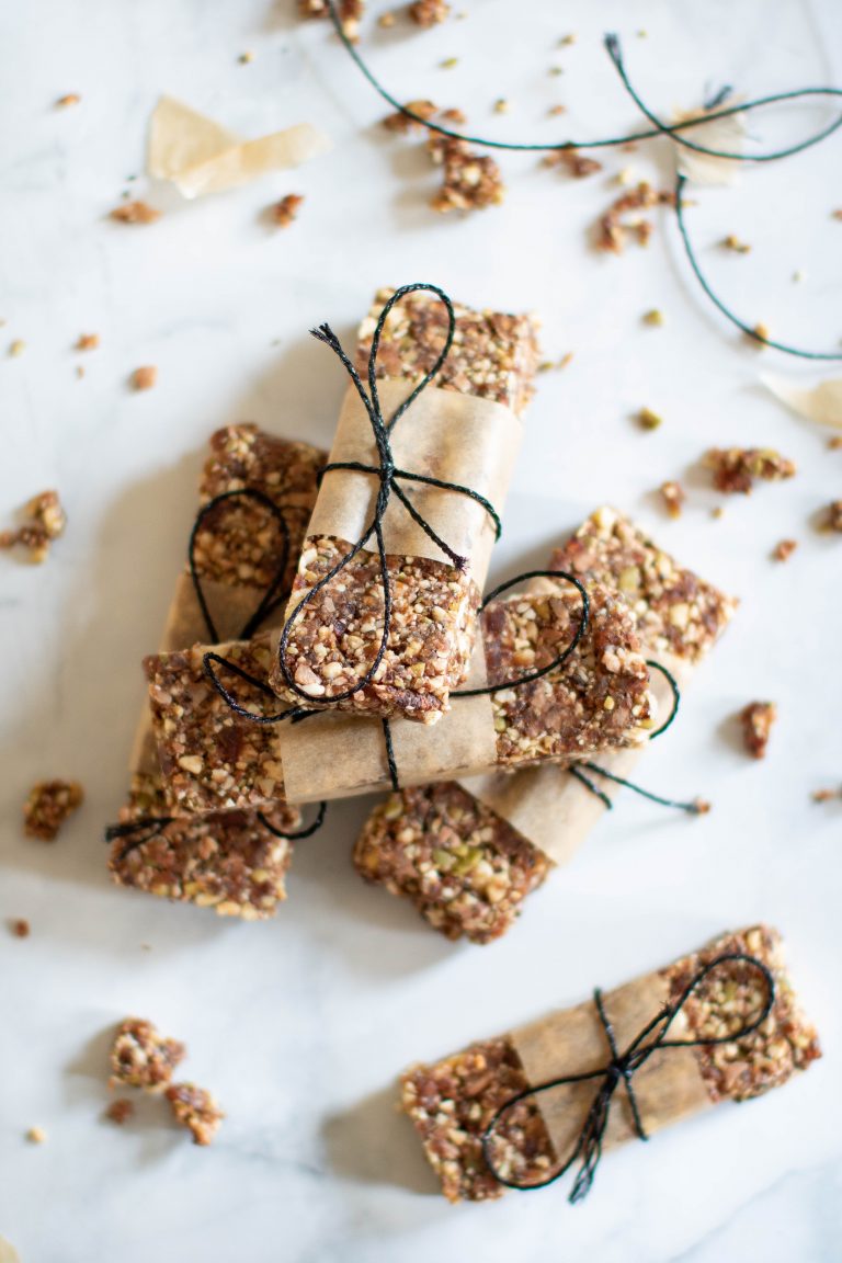 No-Bake Cacao Date Loaded Energy Bars On-the-Go and Make-Ahead Breakfast Recipes