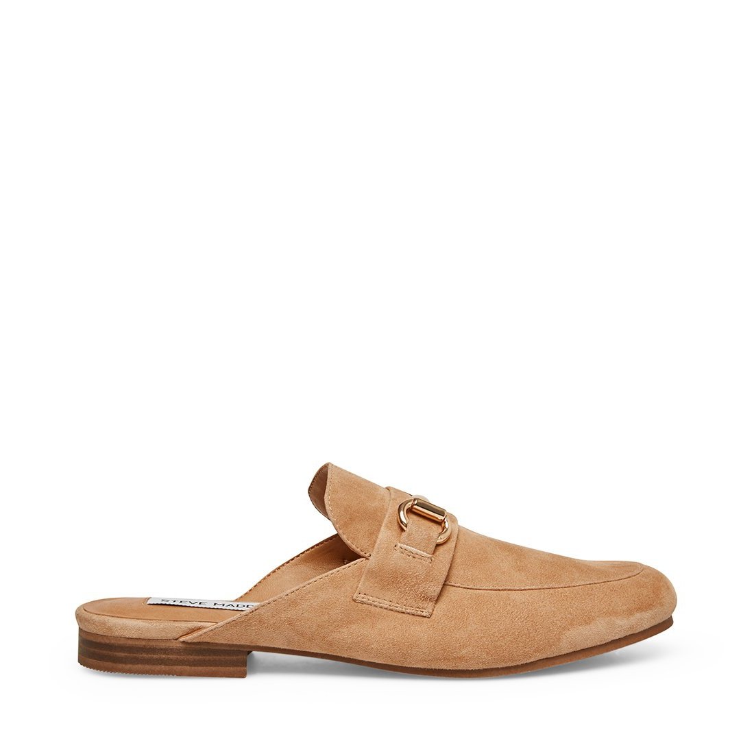 Steve Madden KANDI CAMEL SUEDE Loafer Slides