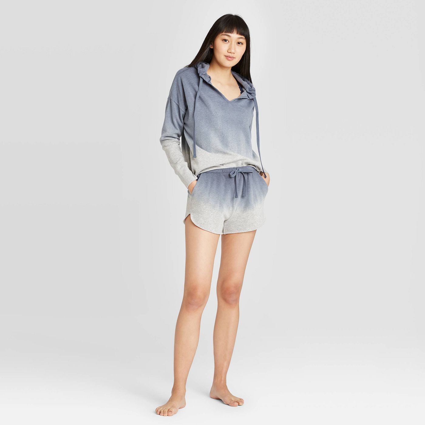 Colsie French Terry Crewneck Lounge Sweatshirt and Shorts