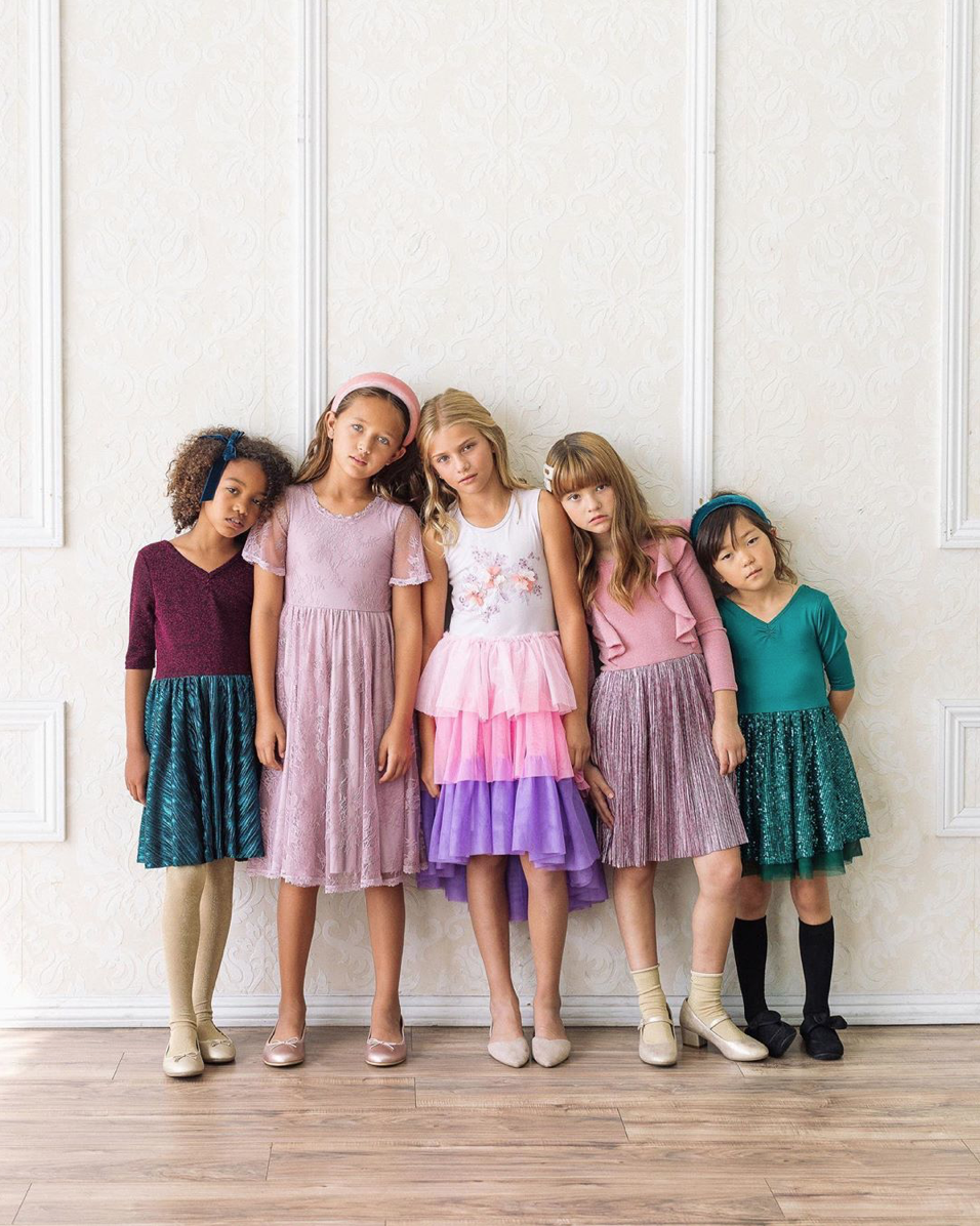 If you have a little girl who loves a great twirly dress, this post is for you! Sharing where to find the very best twirly dresses; a.k.a., skater dresses, for kids. | glitterinc.com | @glitterinc // Dot Dot Smile Twirly Dresses