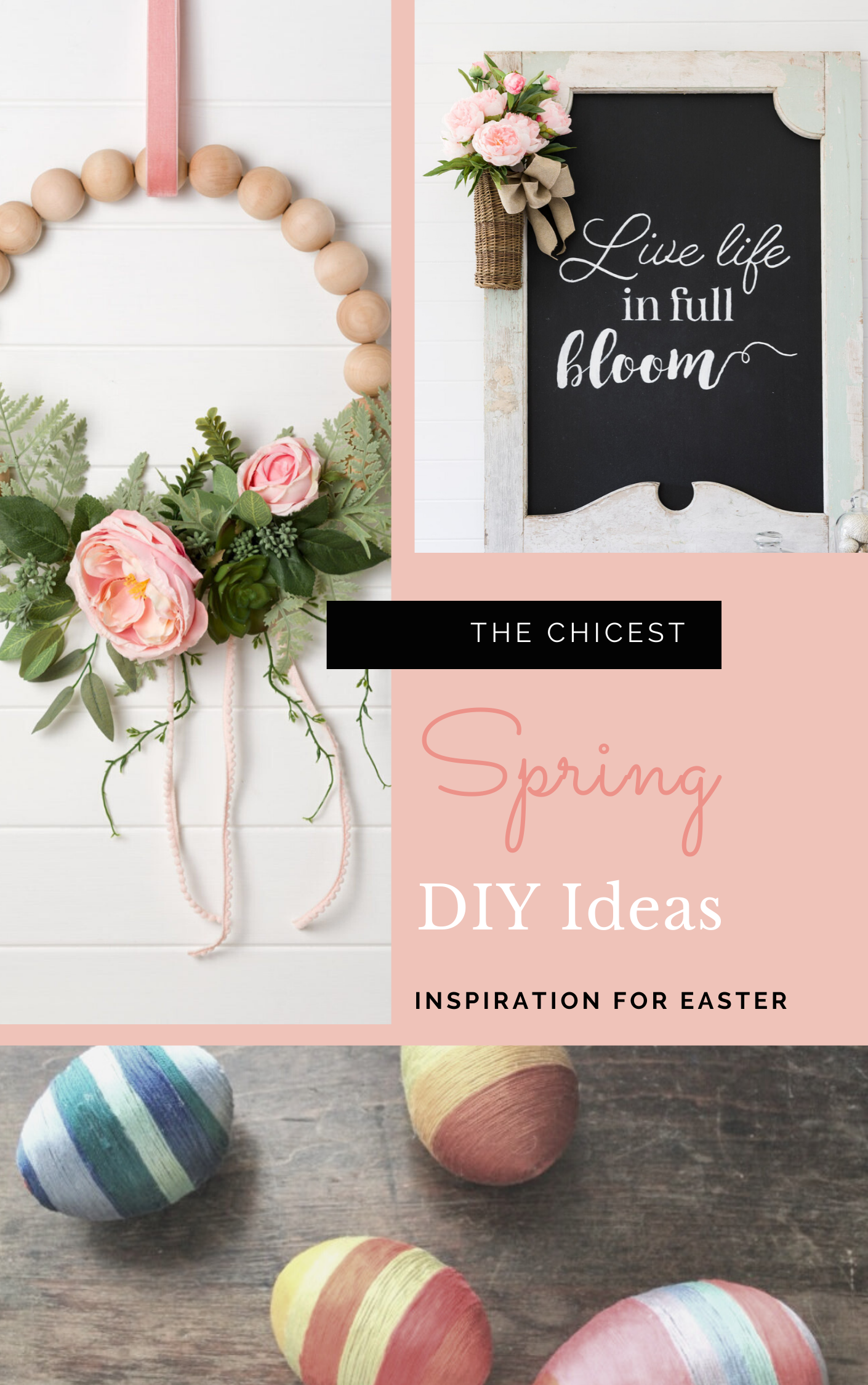 Celebrate Easter this season with the chicest DIY Easter décor, DIY ideas, and inspiration for the sweetest Easter parties! | glitterinc.com | @glitterinc