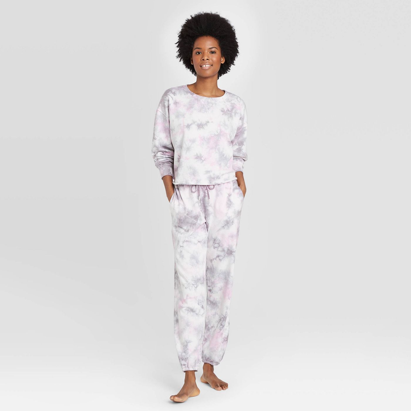 Colsie Women's Small Floral Flower Pajama Loungewear Set