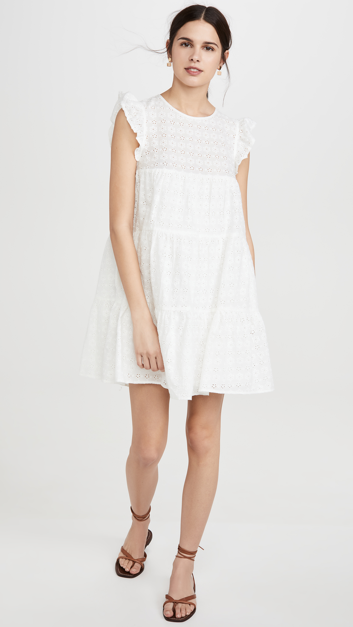 ENGLISH FACTORY Eyelet Tiered Dress