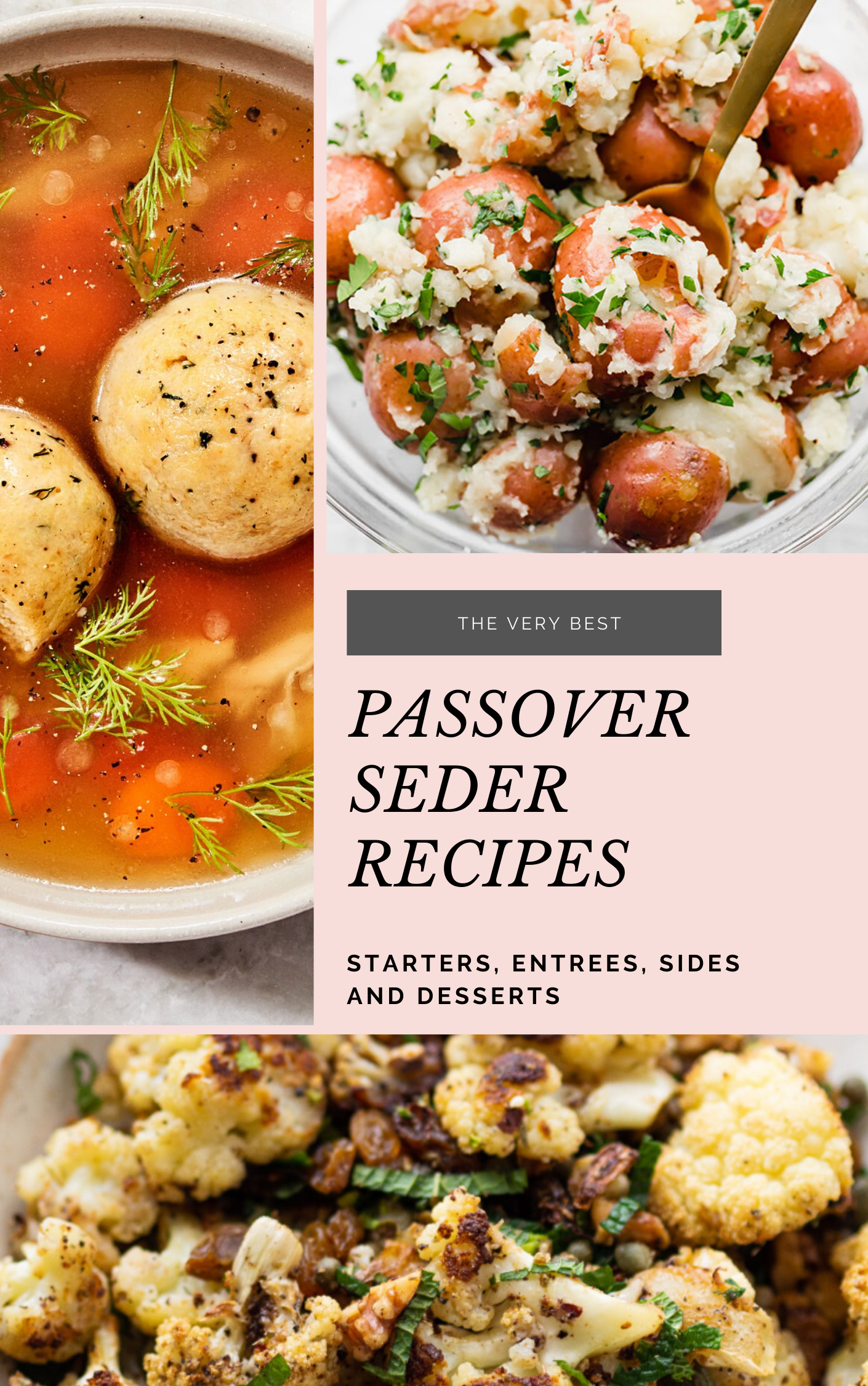 More than 100+ amazing recipes for the Jewish holiday of Passover, including a bunch of go-to, favorite Pesach recipes to make for Seder dinner, including appetizers, side dishes, and desserts, with plenty that work as great leftovers for the holiday week to follow. | glitterinc.com | @glitterinc