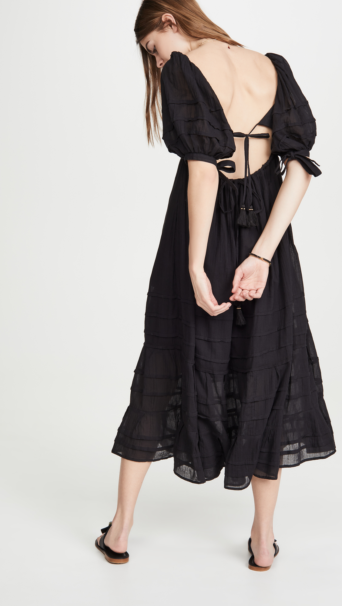 Free People Lets Be Friends Midi Dress 