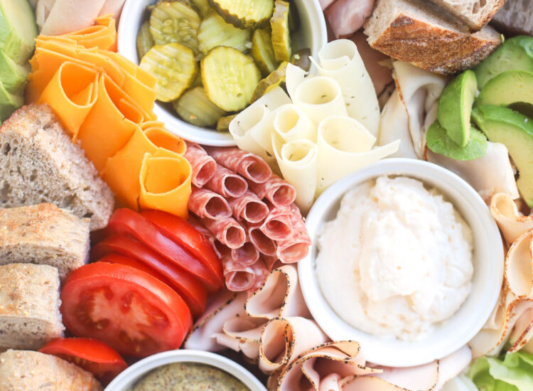 Sandwich Charcuterie Board - Summer Grazing Board - Dinner - Lunch - GLITTERINC.COM - @glitterinclexi
