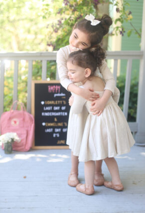 Last Day of School - Kindergarten and Preschool 2s - Our Girls - GLITTERINC.COM