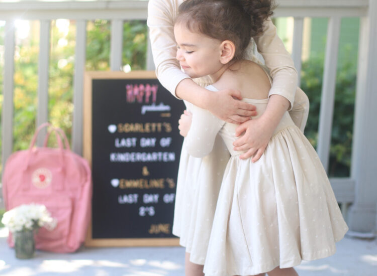 Last Day of School - Kindergarten and Preschool 2s - Our Girls - GLITTERINC.COM