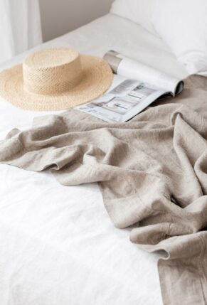 Affordable Home Décor to Freshen Up Your Space for Summer // Cover Image: Rough Linen Orkney Linen Summer Cover