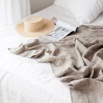 Affordable Home Décor to Freshen Up Your Space for Summer // Cover Image: Rough Linen Orkney Linen Summer Cover