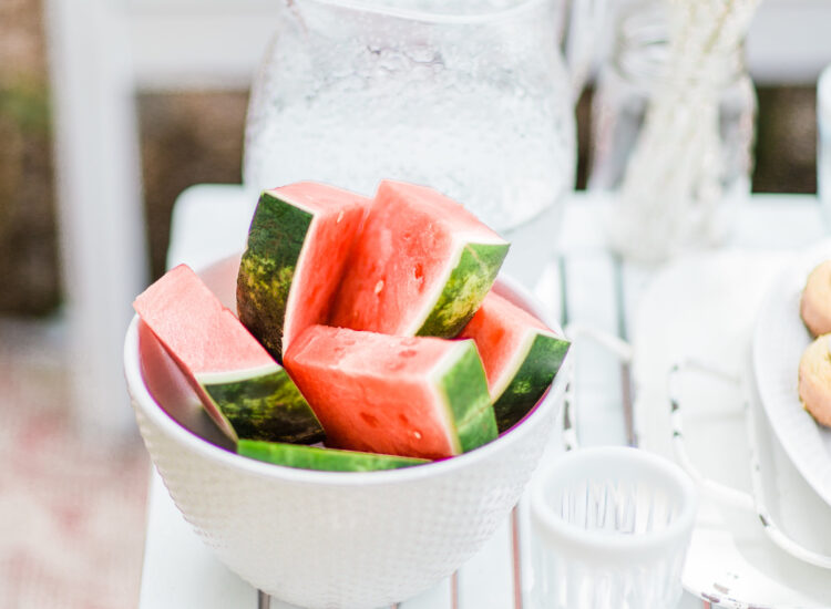 Watermelon - Summer Patio - Fourth of July - Holiday Weekend - GLITTERINC.COM