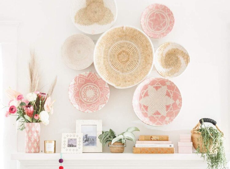 Lauren Conrad x The Little Market Woven Bowls - Wall Display