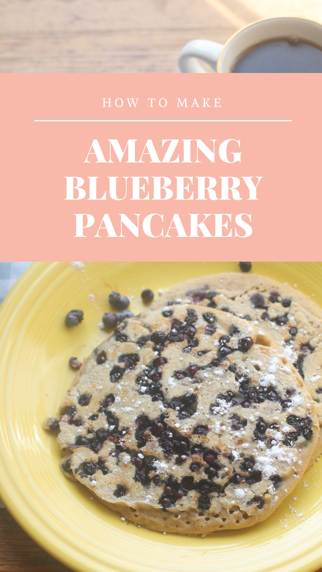 Light, fluffy, and easily our favorite pancake recipe, these birthday blueberry pancakes, bursting with fragrant Maine blueberries, are epically delicious. These pancakes are also incredible plain, with chocolate chips, or any other favorite mix-ins. (They‘re also the perfect celebratory pancakes!) | @glitterinclexi | GLITTERINC.COM