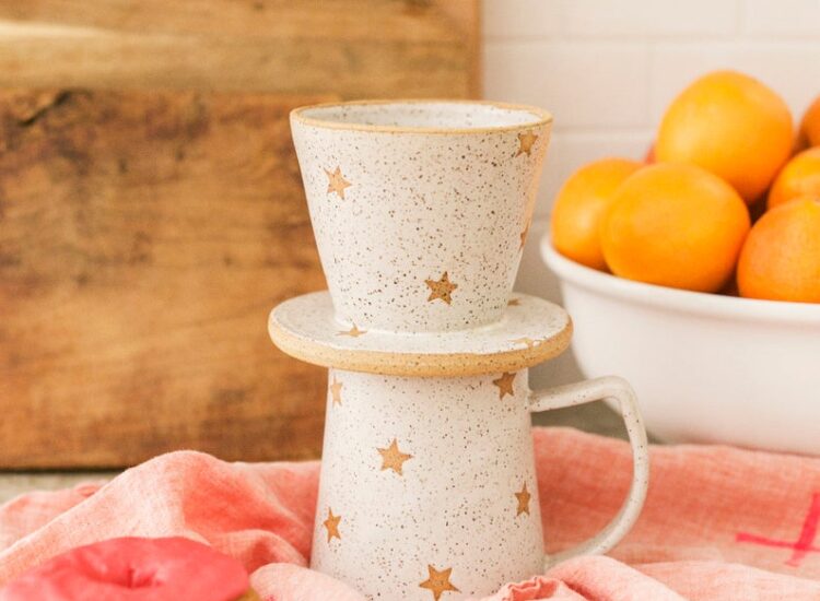 Little Love Notes + A Beautiful Mess Handmade Star Mug