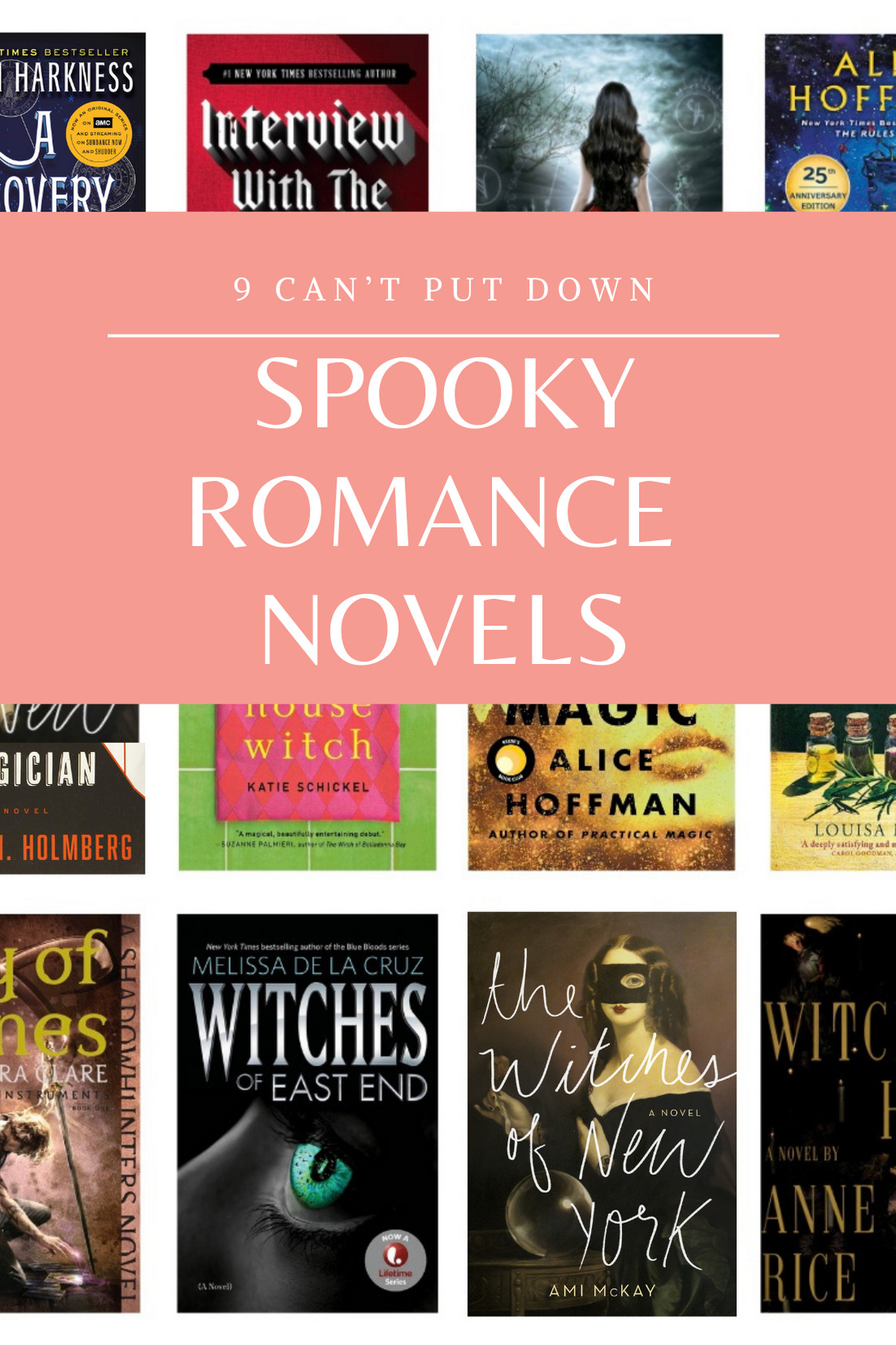 Get into the spirit and take the plunge into a spooky romance novel this Halloween season! These stories are full of witches, vampires, the paranormal, and all are set against rich backdrops, stunning histories, and spellbinding storytelling. | @glitterinclexi | GLITTERINC.COM