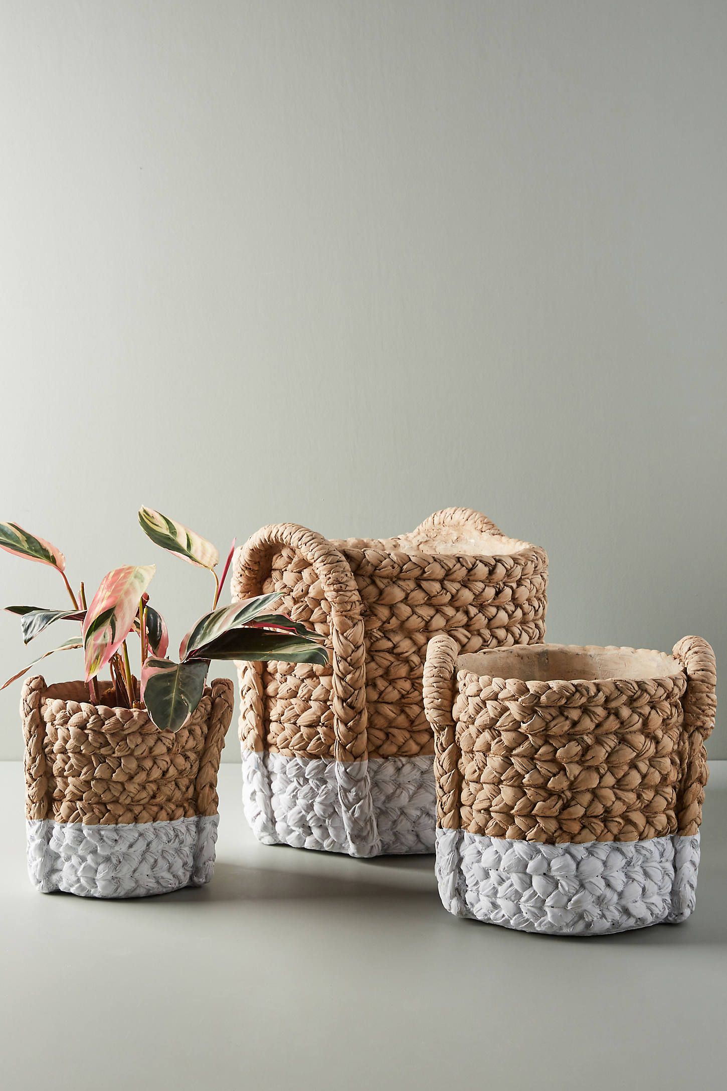 Weekly Finds +  Anthropologie Color Dip Pot Baskets