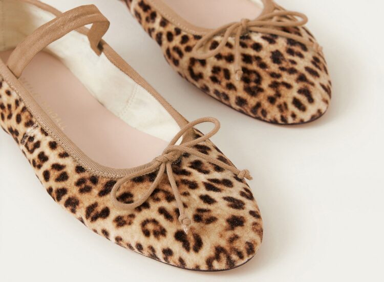 Loeffler Randall Leonie Soft Ballet Flat Leopard