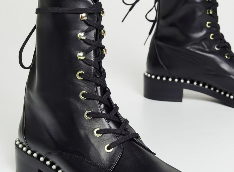 9 Upgraded and Chic Combat Boots that Will Stand the Test of Time // Stuart Weitzman Sondra Pearl Combat Boots