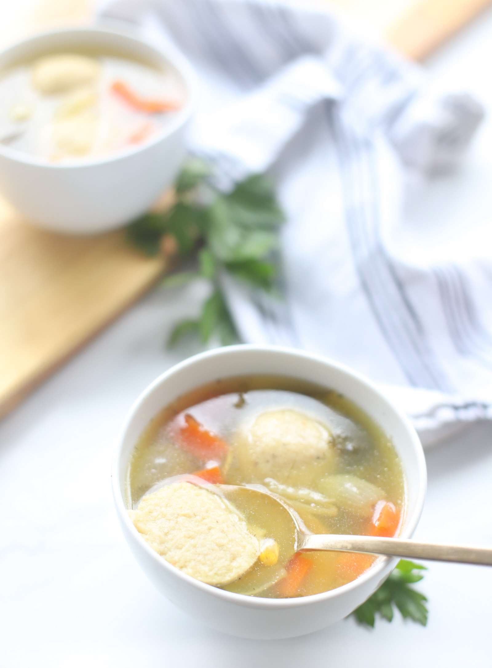 Bubby’s Homemade Matzo Ball Soup - Our Family Favorite Classic Jewish Chicken Stock with the Best Matzoh Balls | @glitterinclexi | GLITTERINC.COM