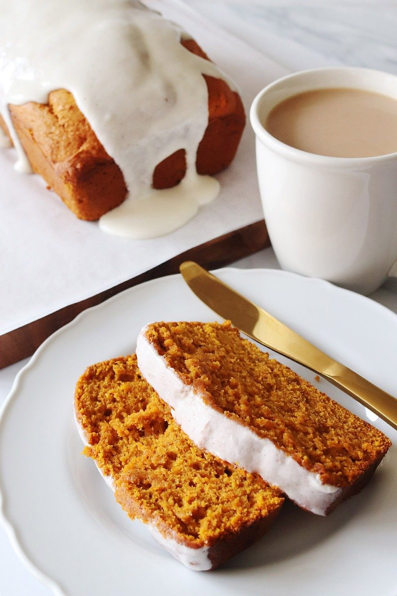 Iced Pumpkin Bread