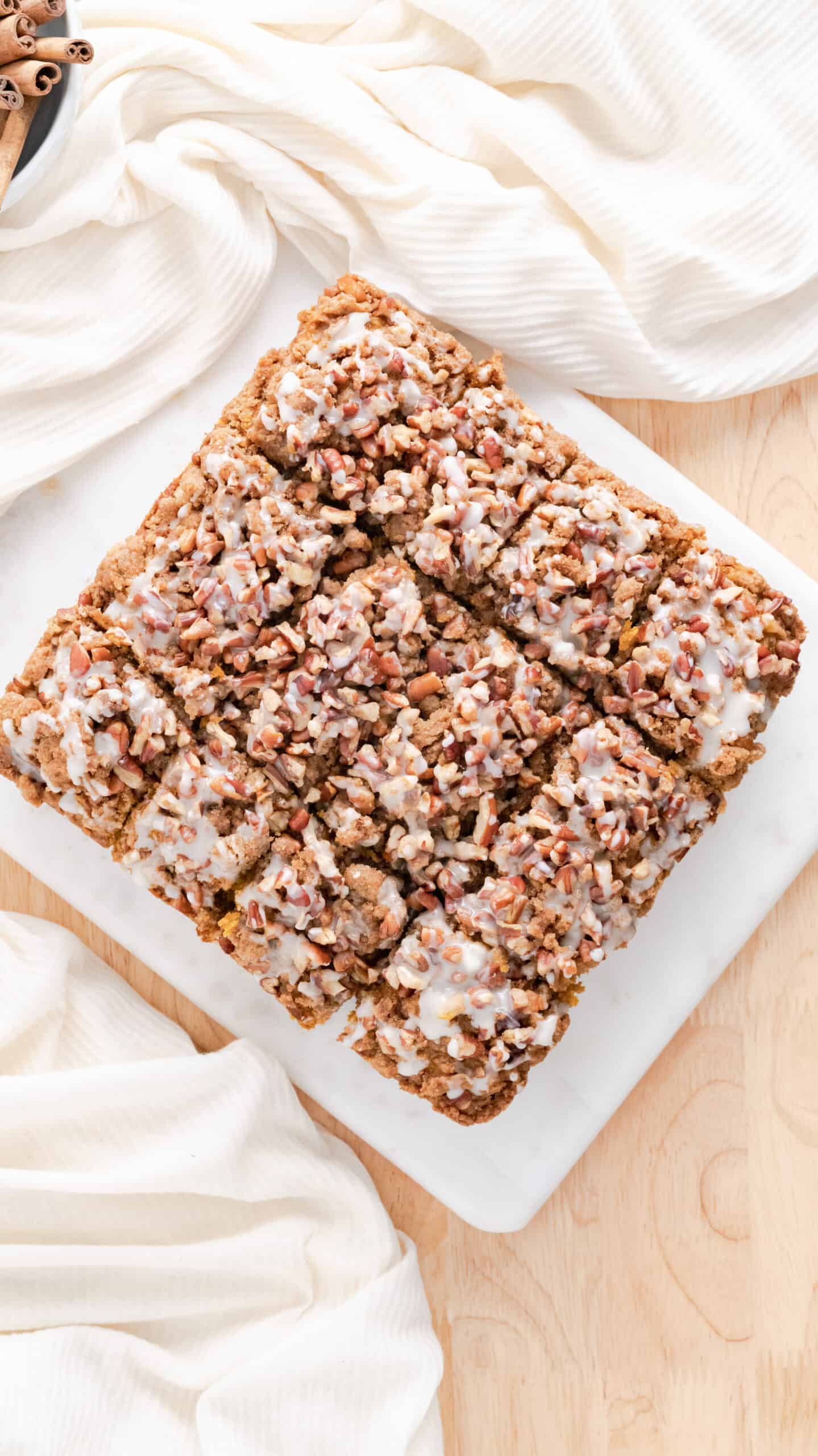 Pumpkin Streusel Coffee Cake