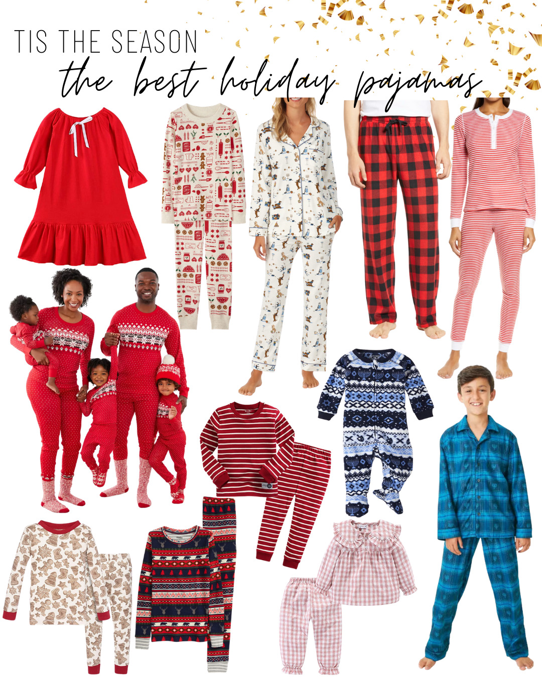 The Best Festive Holiday Pajamas for the Whole Family