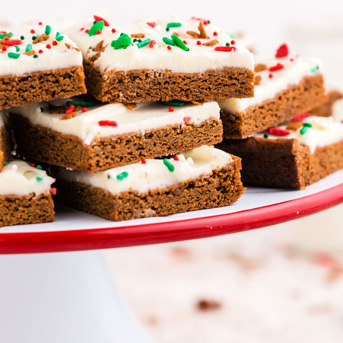 40+ Amazing Cookie Bars Recipes | Chewy Gingerbread Cookie Bars