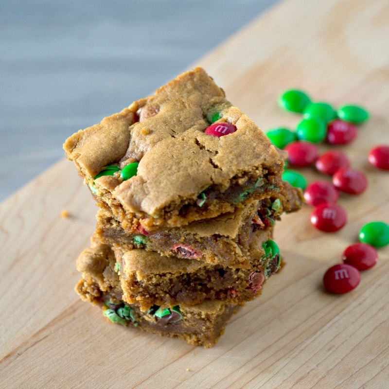 Holiday Gingerbread Cookie Bars