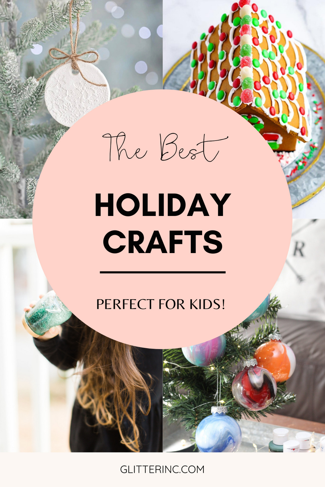 Get crafting with your kids this holiday season and make one of these 6 nostalgic and fun holiday crafts even young kids can pitch in on! These winter and Christmas crafts are sentimental and make for the sweetest keepsakes to use for years to come. | @glitterinclexi | GLITTERINC.COM