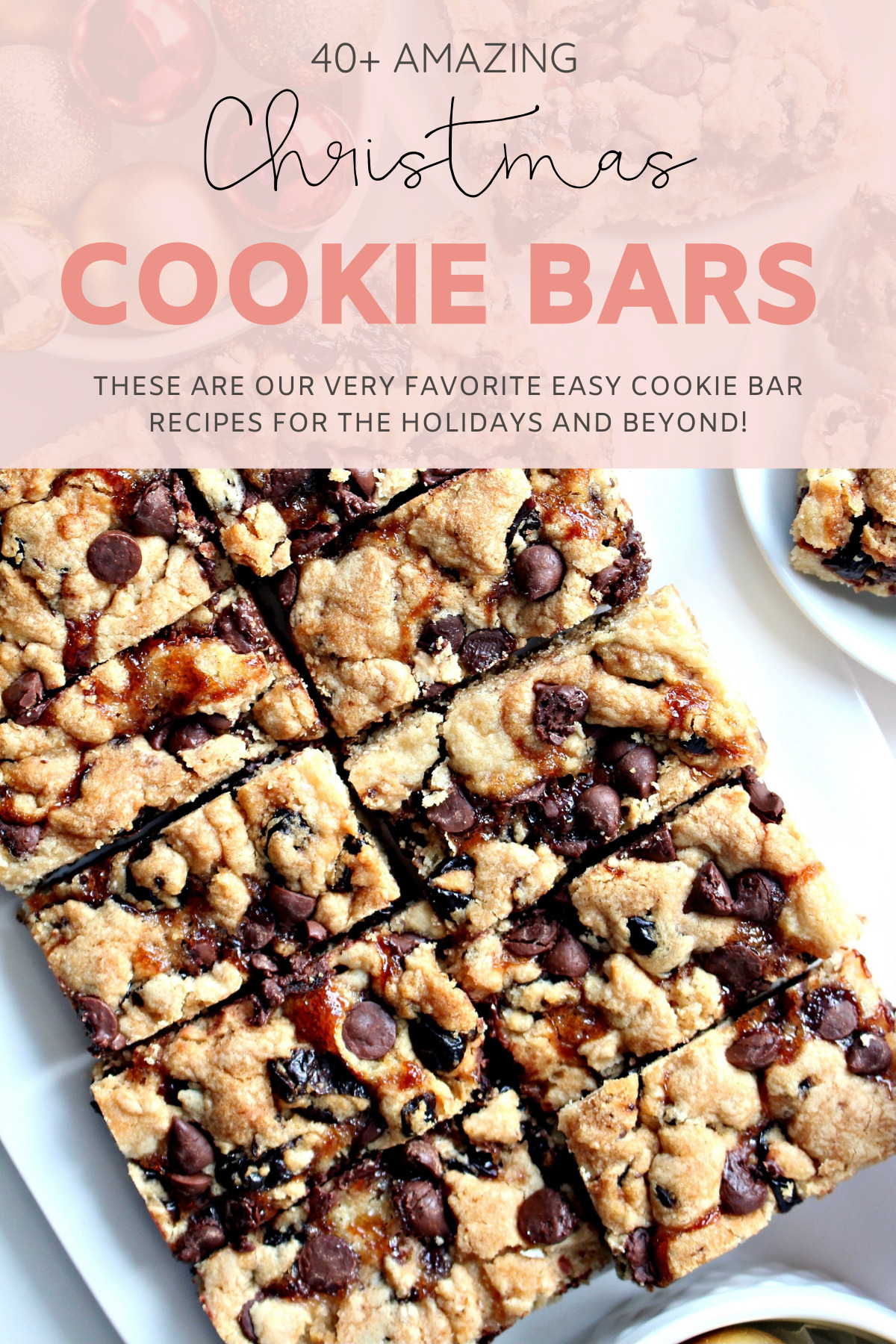 Looking to bake up a batch of delicious cookies but short on time? Here are more than 40 recipes for the best easy cookie bars! Bonus: cookie bars are perfect to bake during the holidays, especially when you want to bake Christmas cookies in big batches! | @glitterinclexi | GLITTERINC.COM