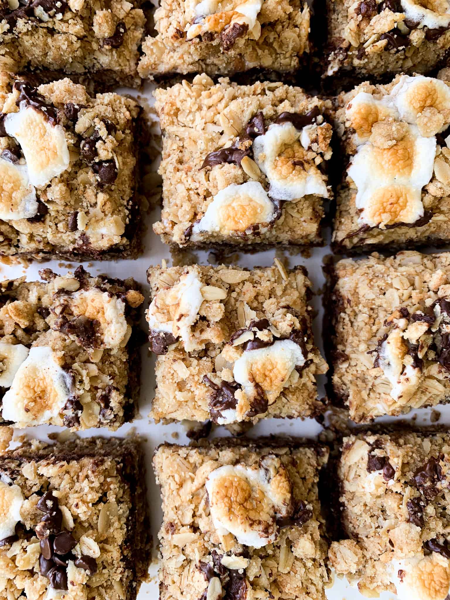 Whole Wheat Oatmeal S'mores Cookie Bars