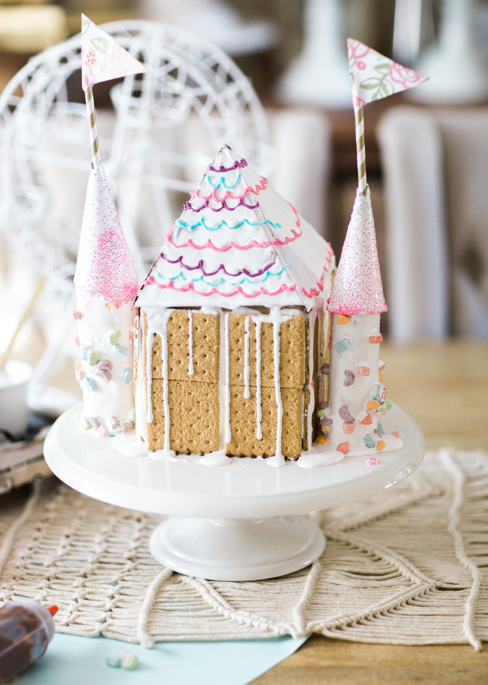 S’mores Graham House “Castle’’ Gingerbread House