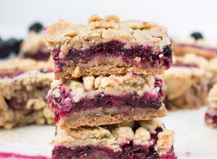 Blackberry and Blueberry Pie Bars