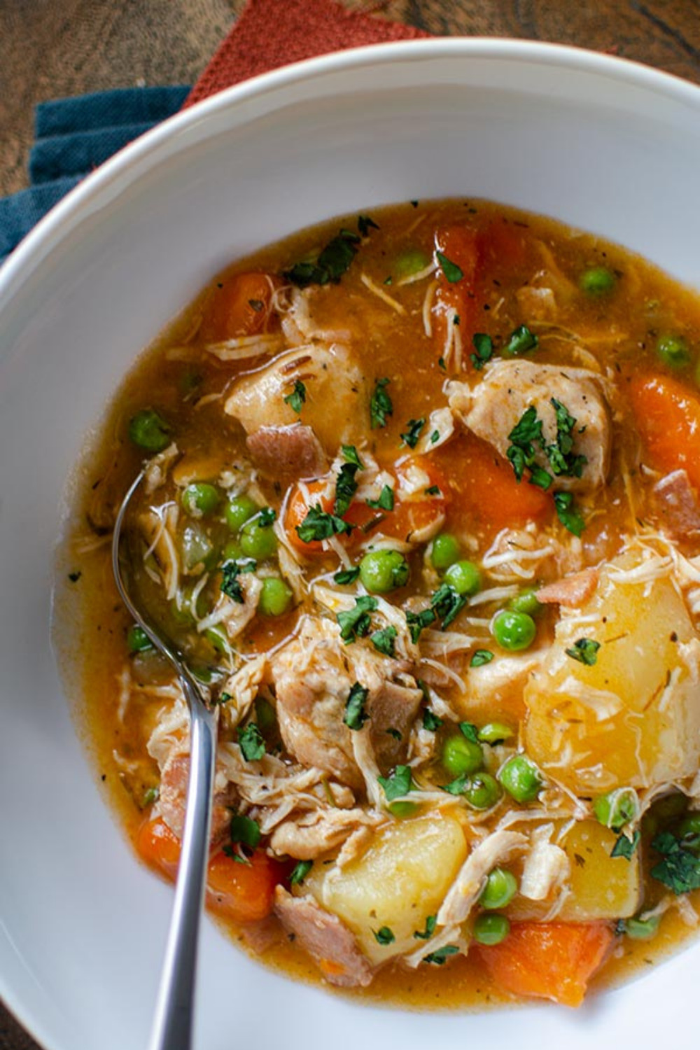 Pressure cooker chicken stew